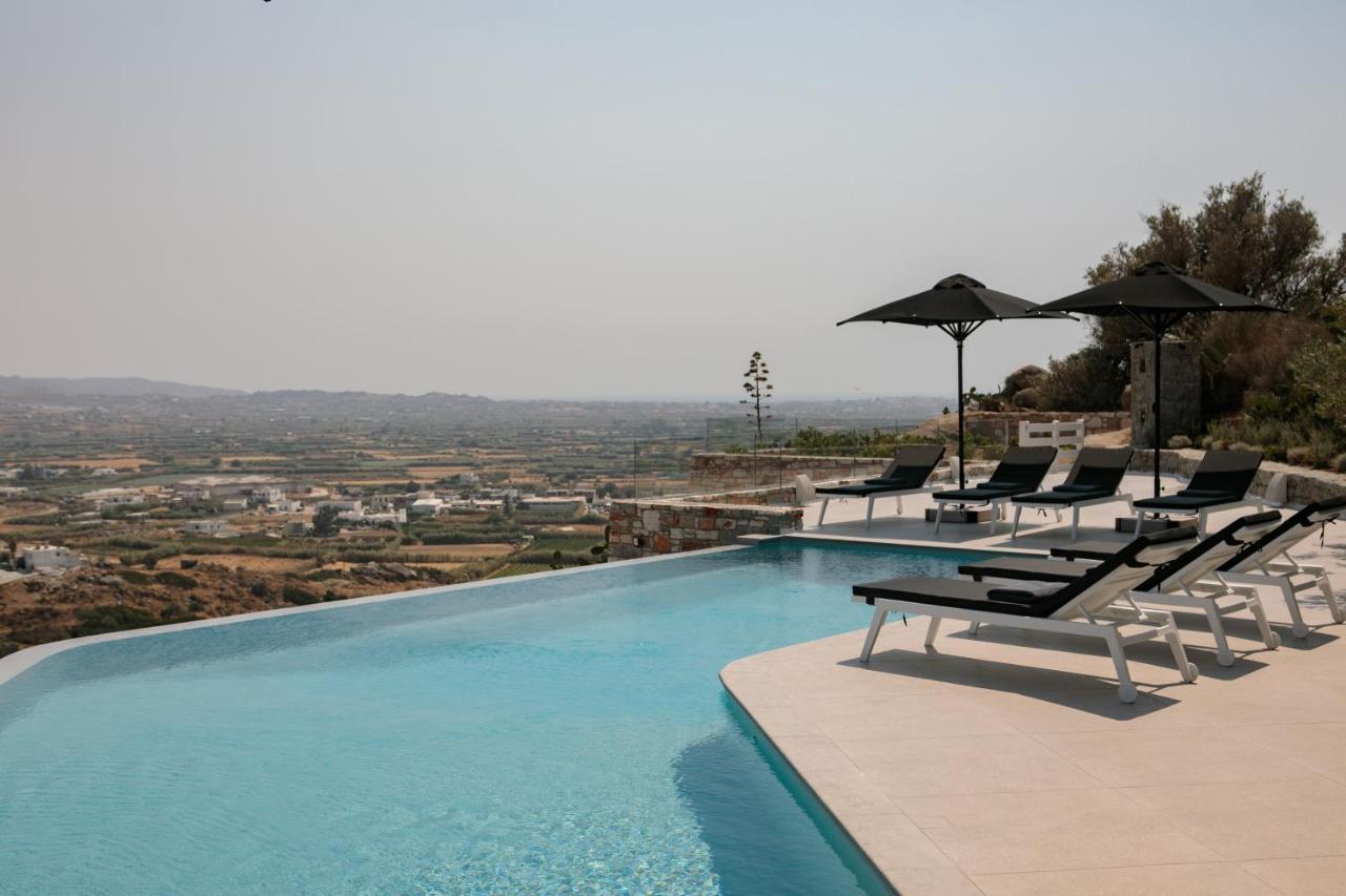 Wow Panoramic View Deluxe Villas Agkidia Exterior foto