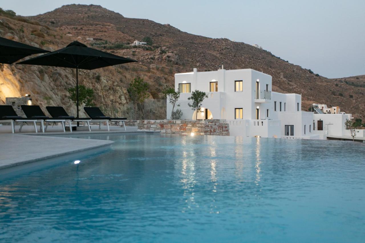 Wow Panoramic View Deluxe Villas Agkidia Exterior foto