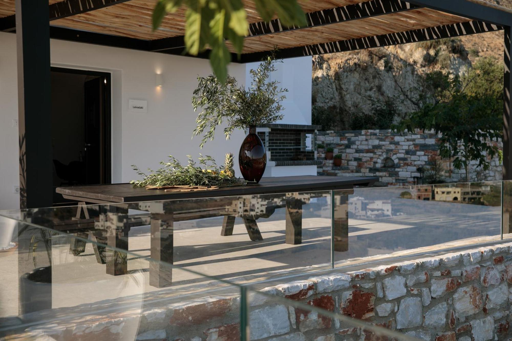 Wow Panoramic View Deluxe Villas Agkidia Exterior foto